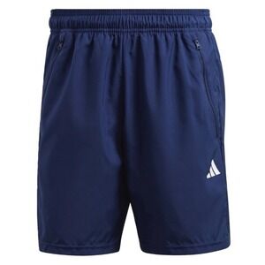 adidas men Train Essentials Woven Training Shorts Blue Large 9"